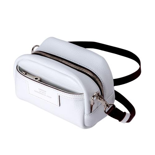 極美品！CREEZAN JETTER BUM BAG ホワイト　シボレザー CREEZAN JETTER BUM BAG | CJTE022 | コニー株式会社 | 商品情報 | 豊岡鞄