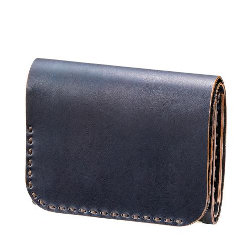 HAAKI LEATHER Ai（藍） Mini Wallet | HLW302A | 株式会社木和田正昭